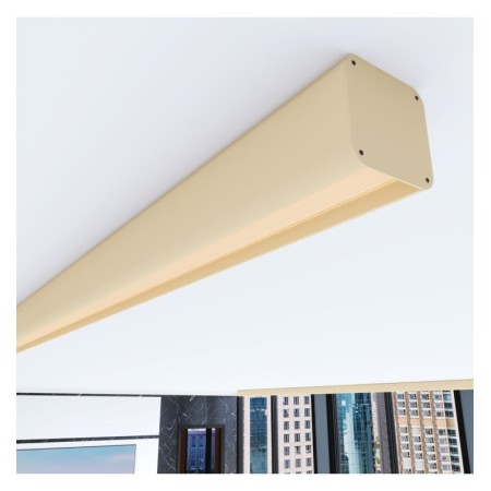 Lineare LED - Deckenaufbauleuchte - ANTONIUS Elfenbein - 0,5 m - 1m - 1,5m - 2m - Dimmbar