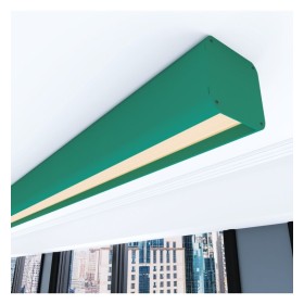 Lineare LED - Deckenaufbauleuchte - ANTONIUS Patinagrün - 0,5 m - 1m - 1,5m - 2m - Dimmbar