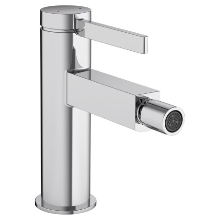 hansgrohe Finoris Einhebel-Bidetmischer mit Push-Open Ablaufgarnitur