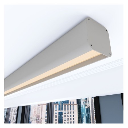 Lineare LED - Deckenaufbauleuchte - ANTONIUS Steingrau- 0,5 m - 1m - 1,5m - 2m - Dimmbar