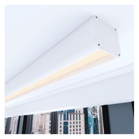 Lineare LED - Deckenaufbauleuchte - ANTONIUS Weiss - 0,5 m - 1m - 1,5m - 2m - Dimmbar