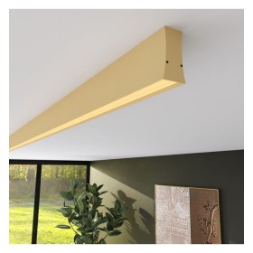 Lineare LED - Deckenaufbauleuchte - LOLA elfenbein- 0,5 m - 1m - 1,5m - 2m - Dimmbar