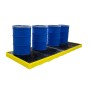 Flachprofil-Auffangboden für 8 Fässer 600L