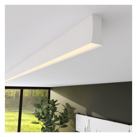 Lineare LED - Deckenaufbauleuchte - LOLA Weiss - 0,5 m - 1m - 1,5m - 2m - Dimmbar