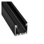 Lineare LED - Deckenaufbauleuchte - MÜNCHEN MINI SCHWARZ- 0.44m - 0.94m - 1.44m - 1.94m - IP54- Dimmbar