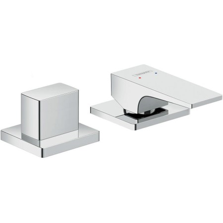 hansgrohe Metropol 2-Loch Einhebel-Wannenrandmischer mit Hebelgriff