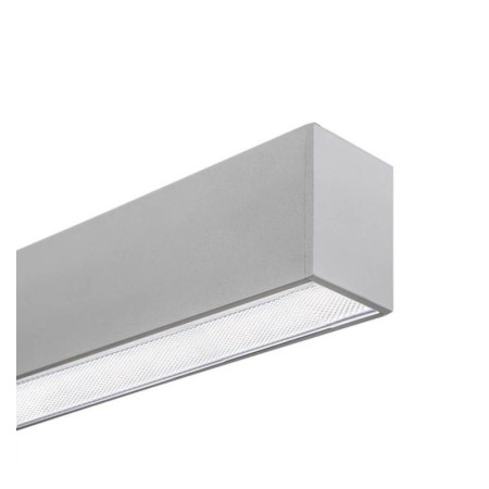 Lineare LED - Deckenaufbauleuchte - MÜNCHEN MINI SILBER - 0.44m - 0.94m - 1,44m - 1.94m - IP54- Dimmbar