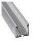 Lineare LED - Deckenaufbauleuchte - MÜNCHEN MINI SILBER - 0.44m - 0.94m - 1,44m - 1.94m - IP54- Dimmbar