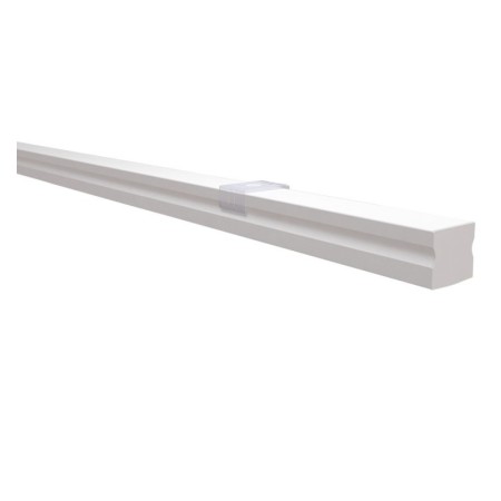 Lineare LED - Deckenaufbauleuchte - NEW YORK SILBER - 0.44m - 0.94m - 1.44m - 1.94m - IP54- Dimmbar