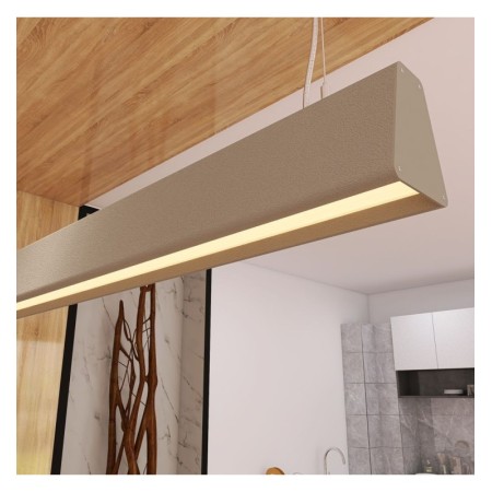 Linearlampe Pendelleuchte LED - CARMEN steingrau- 0,5 m - 1m - 1,5m - 2m - Dimmbar