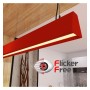 Linearlampe Pendelleuchte LED - CARMEN Tomatenrot - 0,5 m - 1m - 1,5m - 2m - Dimmbar