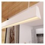 Linearlampe Pendelleuchte LED - CARMEN Weiss - 0,5 m - 1m - 1,5m - 2m - Dimmbar