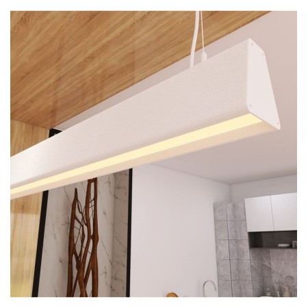 Linearlampe Pendelleuchte LED - CARMEN Weiss - 0,5 m - 1m - 1,5m - 2m - Dimmbar