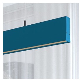 Linearlampe Pendelleuchte LED - LOLA Azurblau - 0,5 m - 1m - 1,5m - 2m - Dimmbar