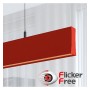 Linearlampe Pendelleuchte LED - LOLA Tomatenrot - 0,5 m - 1m - 1,5m - 2m - Dimmbar