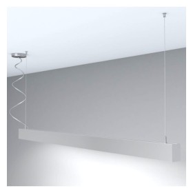 Linearlampe Pendelleuchte LED - MÜNCHEN SILBER - 0,5 m - 1m - 1,5m - 2m - IP54 - Dimmbar