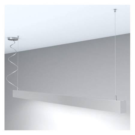 Linearlampe Pendelleuchte LED - MÜNCHEN SILBER - 0,5 m - 1m - 1,5m - 2m - IP54 - Dimmbar