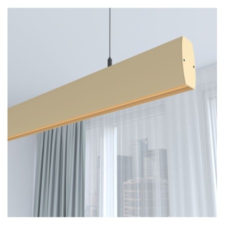 Linearlampe Pendelleuchte LED - RICHARD Elfenbein - 0,5 m - 1m - 1,5m - 2m - Dimmbar