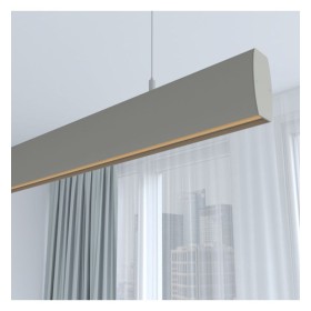 Linearlampe Pendelleuchte LED - RICHARD Grau - 0,5 m - 1m - 1,5m - 2m - Dimmbar