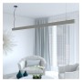 Linearlampe Pendelleuchte LED - RICHARD Grau - 0,5 m - 1m - 1,5m - 2m - Dimmbar