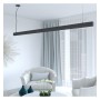 Linearlampe Pendelleuchte LED - RICHARD Schwarz - 0,5 m - 1m - 1,5m - 2m - Dimmbar