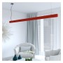Linearlampe Pendelleuchte LED - RICHARD Tomate rot - 0,5 m - 1m - 1,5m - 2m - Dimmbar
