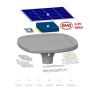 LED Strassenleuchte SOLAR 100W SUNWAY + Höhenverstellbarer tragbarer Ständer mit Rädern