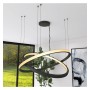 LED-Pendelleuchte - Rund Schwarz - 77W - SPACE VENUS - 120cm