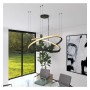 LED-Pendelleuchte - Rund Schwarz - 77W - SPACE VENUS - 120cm