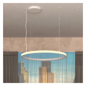 LED-Pendelleuchte - Rund Weiss - 77W - SPACE VENUS - 120cm