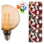 LED-Lampe - Modern - Bernsteinkristall - 4W - E27 - G125