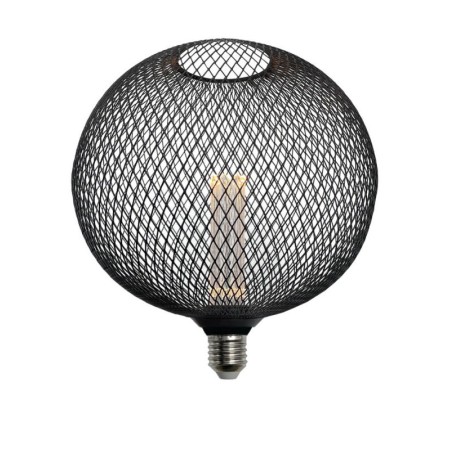 LED-Lampe - Modernes Metall - 4W E27 - Schwarz - BIG Ø200mm