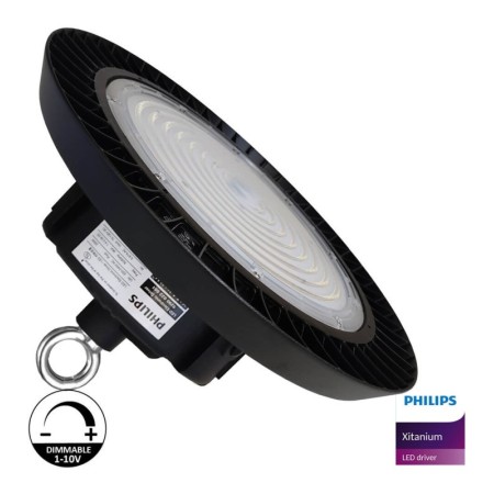 LED Hallenstrahler 200W -170Lm/W- UFO NEW ITALY PHILIPS XITANIUM - 1-10V DIM