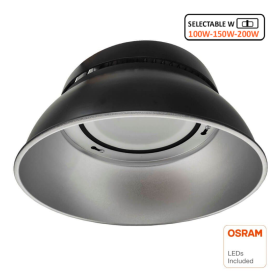 LED Hallenstrahler UFO ENDURANCE Multi-Watt 80W-100W-150W Reflektor - 60º - OSRAM CHIP LED Hallenstrahler UFO ENDURANCE Multi-Watt 80W-100W-150W Reflektor - 60º - OSRAM CHIP