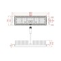 LED-Projektor 150W MAGNUM AIR - Bridgelux Chip 180Lm/W 60º
