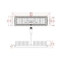 LED-Projektor 200W MAGNUM AIR - Bridgelux Chip 180Lm/W 60º