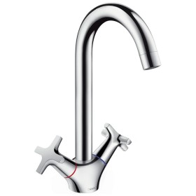 hansgrohe Logis M32 2-Griff Küchenmischer 220, 1jet
