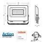 LED Flutlichtstrahler 30W - ACTION PRO - OSRAM CHIP DURIS E2835
