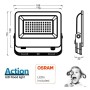 LED Flutlichtstrahler 50W - ACTION PRO - OSRAM CHIP DURIS E2835