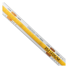 LED COB Streifen 24V | 352 LED/m | 5m | FLIP CHIP | 1320Lm |12W/M | CRI90 | IP20 LED COB Streifen 24V | 352 LED/m | 5m | FLIP CHIP | 1320Lm |12W/M | CRI90 | IP20