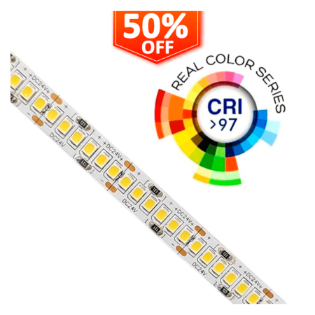 LED-Streifen 24V |240xLED/m | 5m | SMD2835 | 3000Lm | 30W/M | CRI97 | | IP20| PROFESSIONAL COLOR