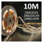 Tira LED 24V | 280xLED/m | 10m | 12W/M | SMD2025 | FREE CUT | 1440Lm/M | IP20