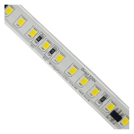 LED-Streifen 220V | 20W/M | 140xLED/m | 50m | SMD2835 | 2660Lm/M | IP67 | Schneiden alle 10cm