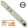 LED-Streifen 220V | 20W/M | 140xLED/m | 50m | SMD2835 | 2660Lm/M | IP67 | Schneiden alle 10cm