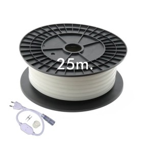 Neon LED - Flexibel Rund - 220V - Spule 25m - 16mm - 7W/m Neon LED - Flexibel Rund - 220V - Spule 25m - 16mm - 7W/m