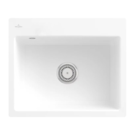 Villeroy & Boch Subway 60 S FLAT flächenbündige Spüle, Ablaufgarnitur mit Excenterbetätigung, HL1 und HL3