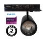 LED Strahler 40W -34W - MAYA - Schwarz - 3-Phasen DRIVER PHILIPS Schienensystem - CRI+92 - UGR13 - HIGH LUMEN 140Lm/W
