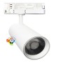 LED Strahler 40W -34W - NEW MAYA - Weiss - 3-Phasen Schienensystem - CRI+92 - UGR13 - HIGH LUMEN 140Lm/W