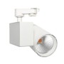 LED Strahler 40W MADRID Weiss BRIDGELUX Chip 1-Phasen Schienensystem CRI+98