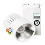 LED Strahler 40W UPPSALA Weiss BRIDGELUX Chip 1-Phasen Schienensystem CRI+92